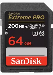 כרטיס זיכרון SanDisk Extreme Pro SD 64GB SDSDXXU-064G-GN4IN