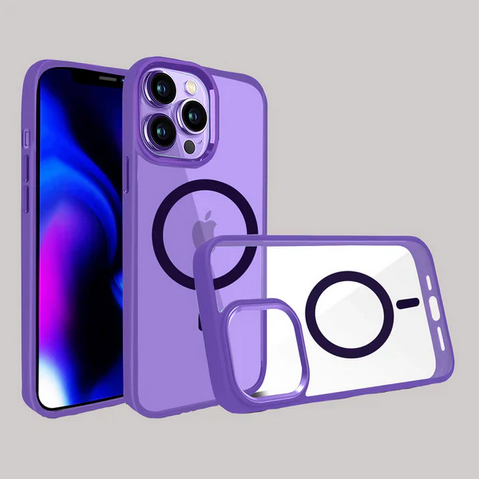 Purple MagSafe Iph 15 pro DULERO