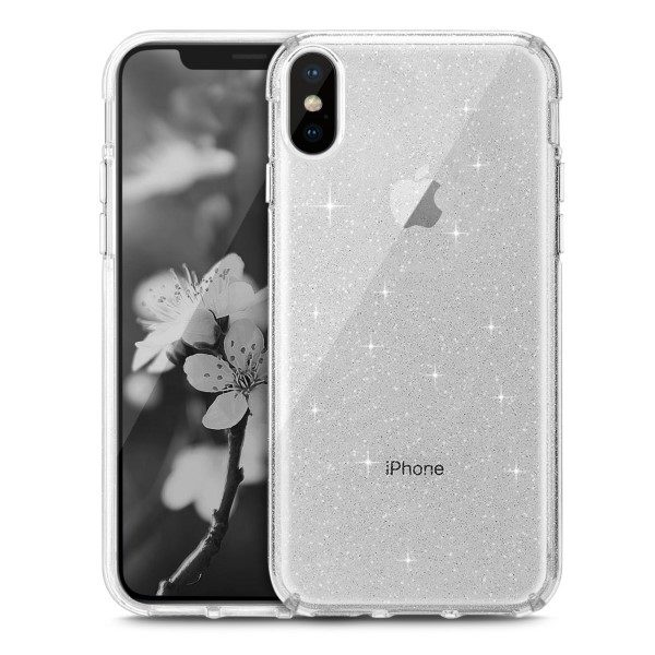 מגן Clear glitter IPhone X/XS