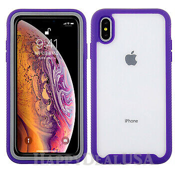 מגן clear Purple IPhone Xs MAX