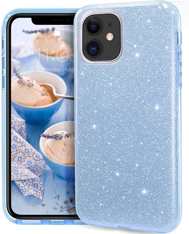 SKECH CASE BLUE SPARKLE IPHONE 11 PRO