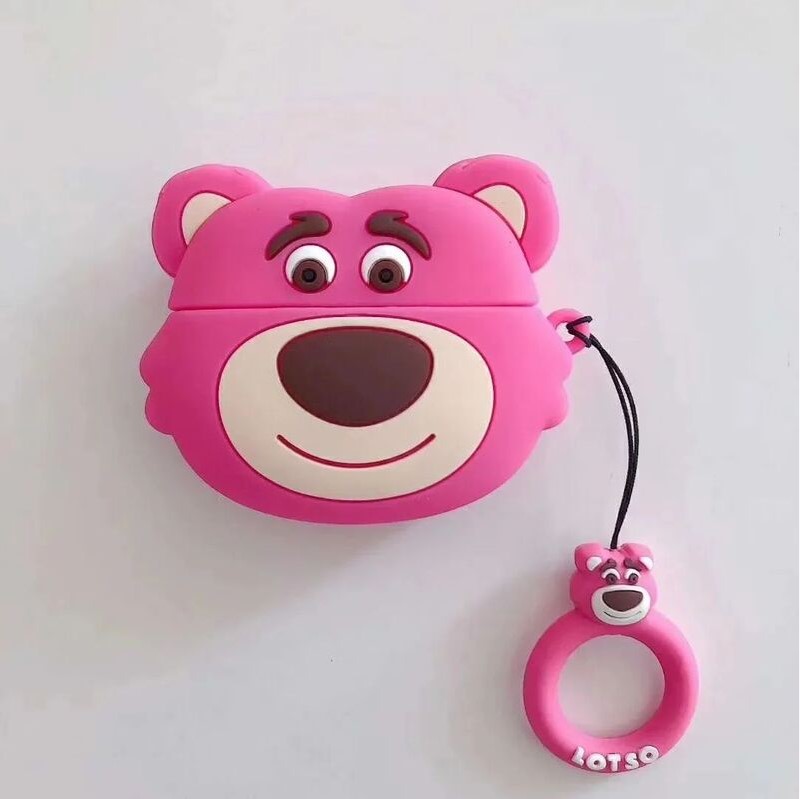 מגן AirPods 2 pink Monkey