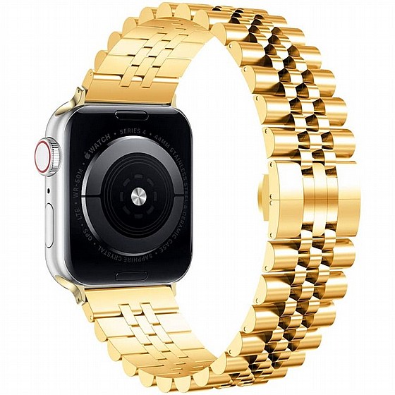 WATCH SMARTBAND FIVE BEADS GOLD