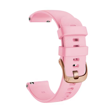 WATCH SMARTBAND SILICON PINK WITH ROSE GOLD