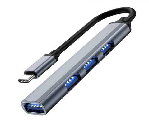 מפצל USB 4 יציאות USB 3
