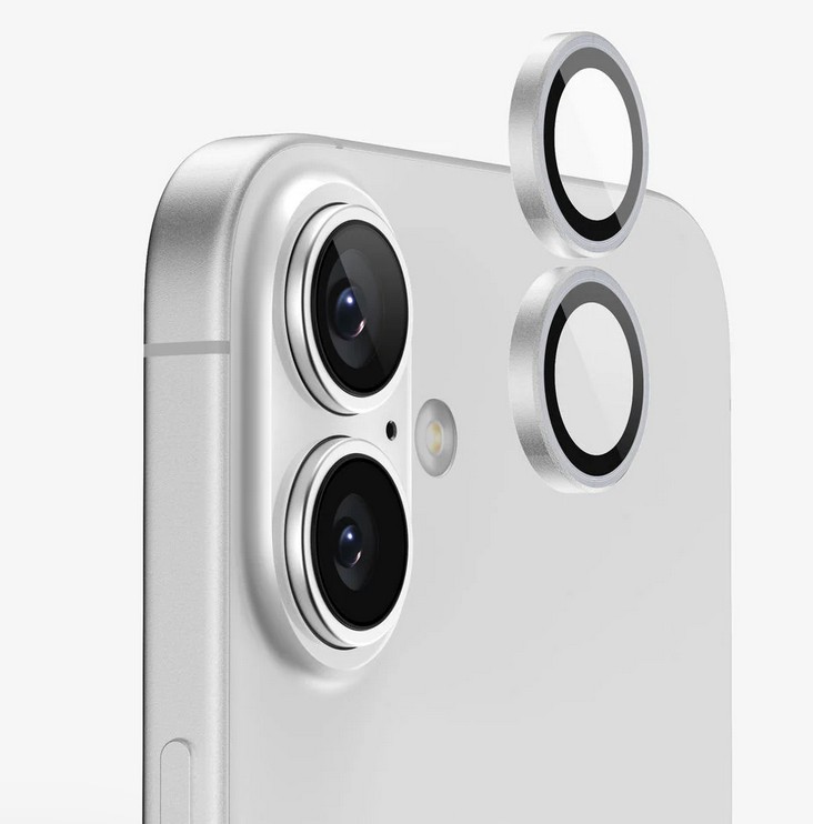 מגן מצלמה silver iphone 16/16plus