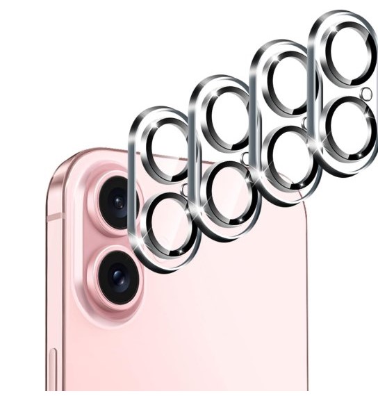 מגן מצלמה CLEAR iphone 16plus/16