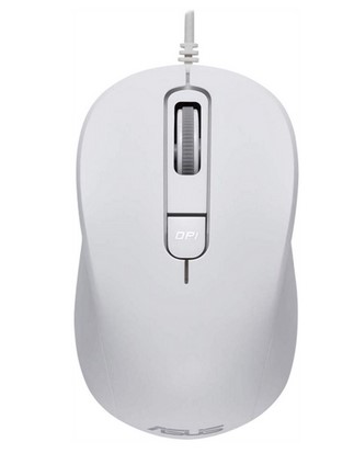 עכבר אלחוטי לבן asus mu 101