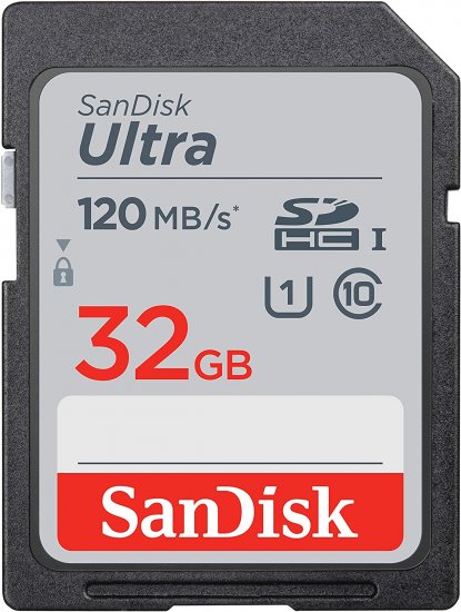 כרטיס זיכרון SanDisk Ultra SDHC - דגם SDSDUN4-032G-GN6ING - נפח 32GB