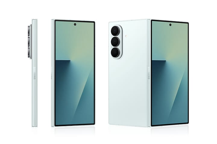 טלפון סלולרי Samsung Galaxy Z Fold7 12GB+512GB - צבע MINT - שנה אחריות יבואן רשמי - ללא מטען וללא אוזניות