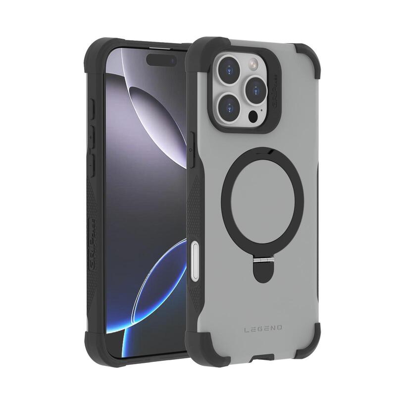 grip case legend magsafe iph 16 promax gray
