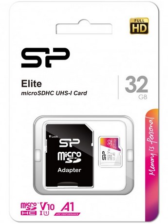 SP Elite MicroSD Card+Adapter 32GB