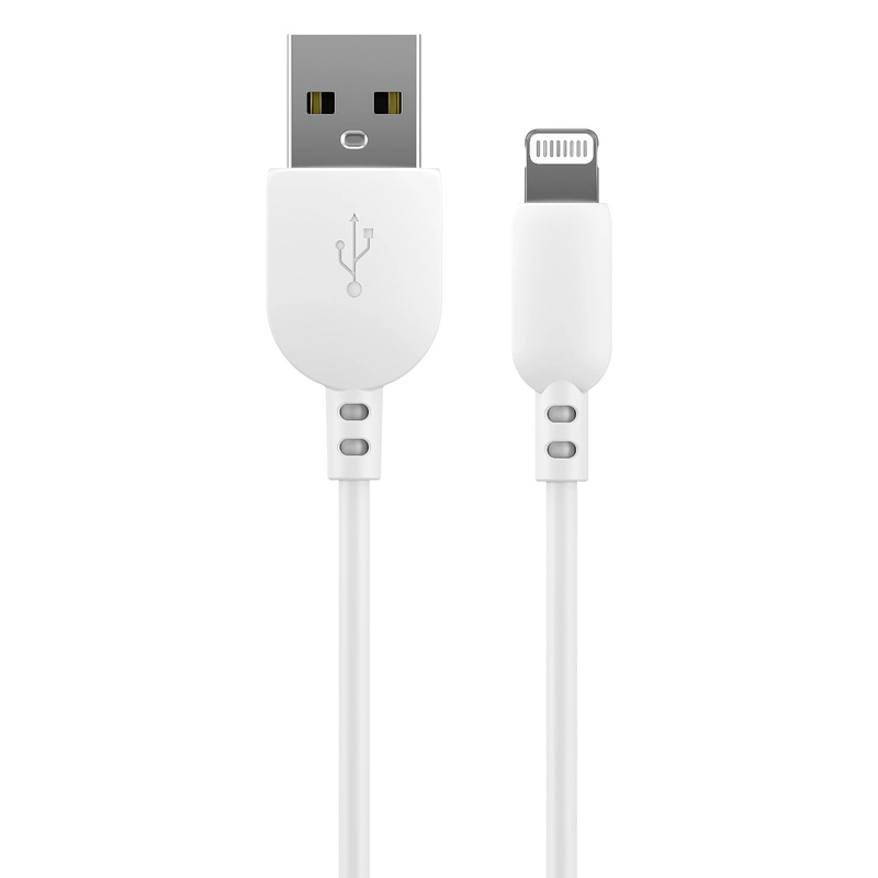 כבל USB to lightning 1.2M - לבן