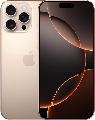 אייפון Apple iPhone 16 Pro Max 256GB - צבע  Desert TITANIUM - שנה אחריות יבואן מקביל - ללא מטען וללא אוזניות