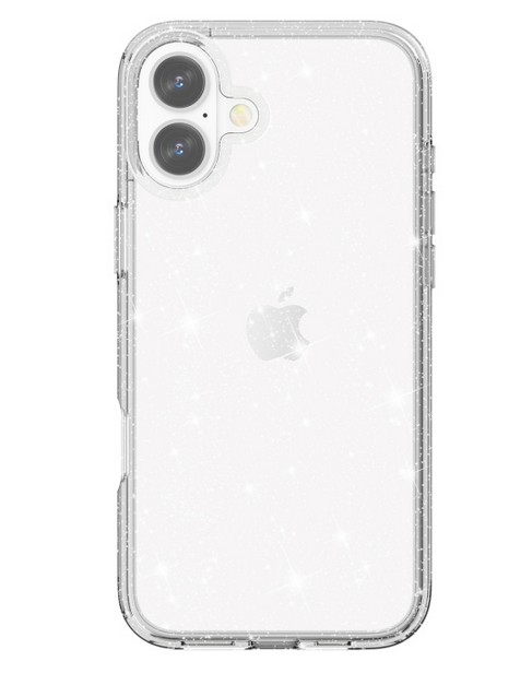 CRYSTAL GLITTER IPH 17 WHITE