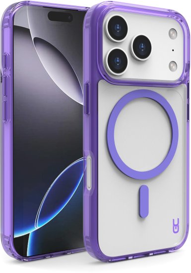 מגן Crystal MAGSAFE PURPLE Iph 17 PRO