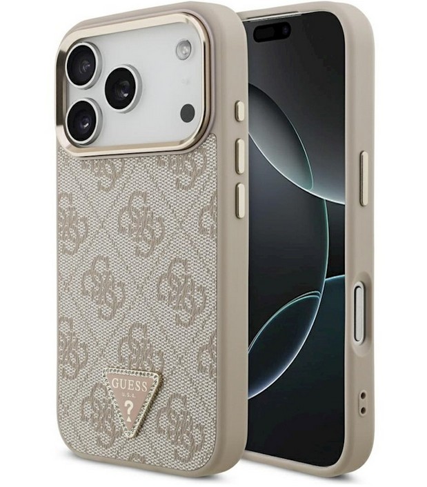 Guess Case Magsafe Leather iPh 17 Pro Pink