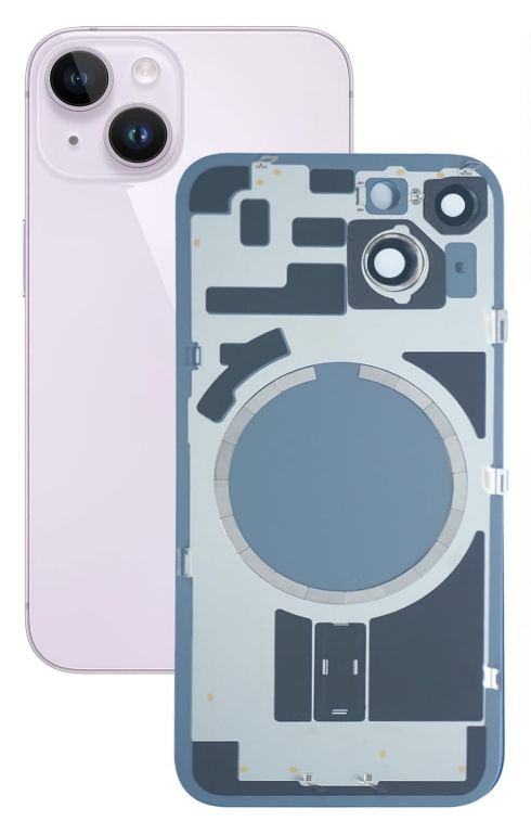 גב איפון 14 ללא NFC סגול תחליפי