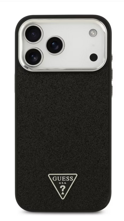 Guess PU GLITTER MAGSAFE IPH 17 PRO MAX BLACK