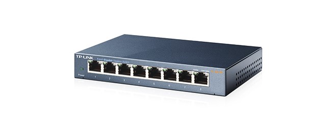 מתג מתכת קטן SG108  8port giga