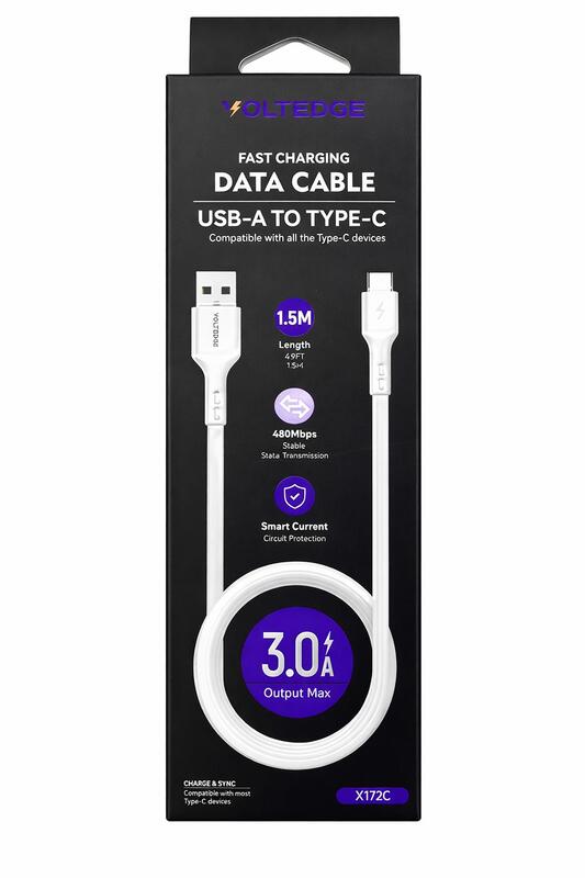 Usb to Type C cable 1.5m Voltedge X172C