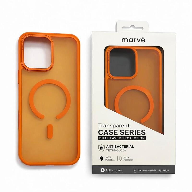 מגן  Marve Magsafe Matte Orange 17PM