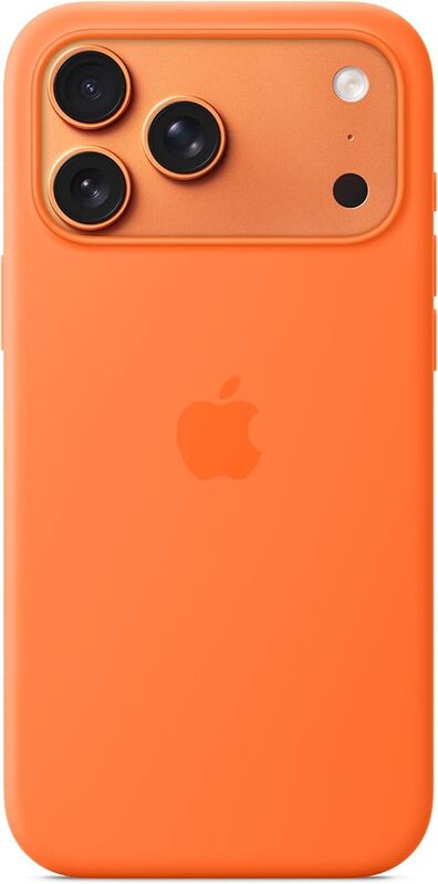 iphone 17 pro max silicone case with Magsafe - ORANGE