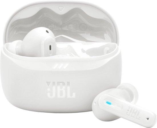 אוזניות JBL אלחוטיות TWS עם ביטול רעשים Tune Beam 2 - לבן