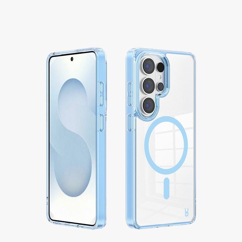 מגן שקוף Grip Case Crystal MagSafe for Galaxy S26 Ultra BLUE