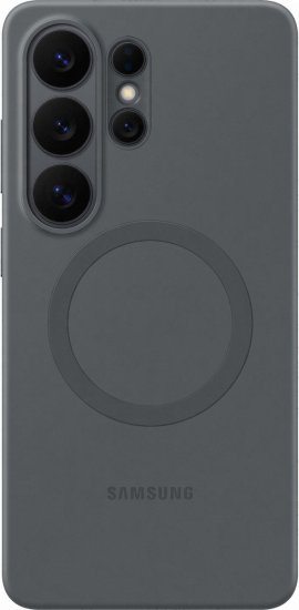 כיסוי סיליקון מקורי עם MAGSAFE עבור Galaxy S26 Ultra - שחור