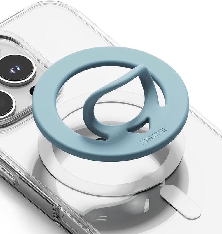 liquid silicone magnetic ring blue