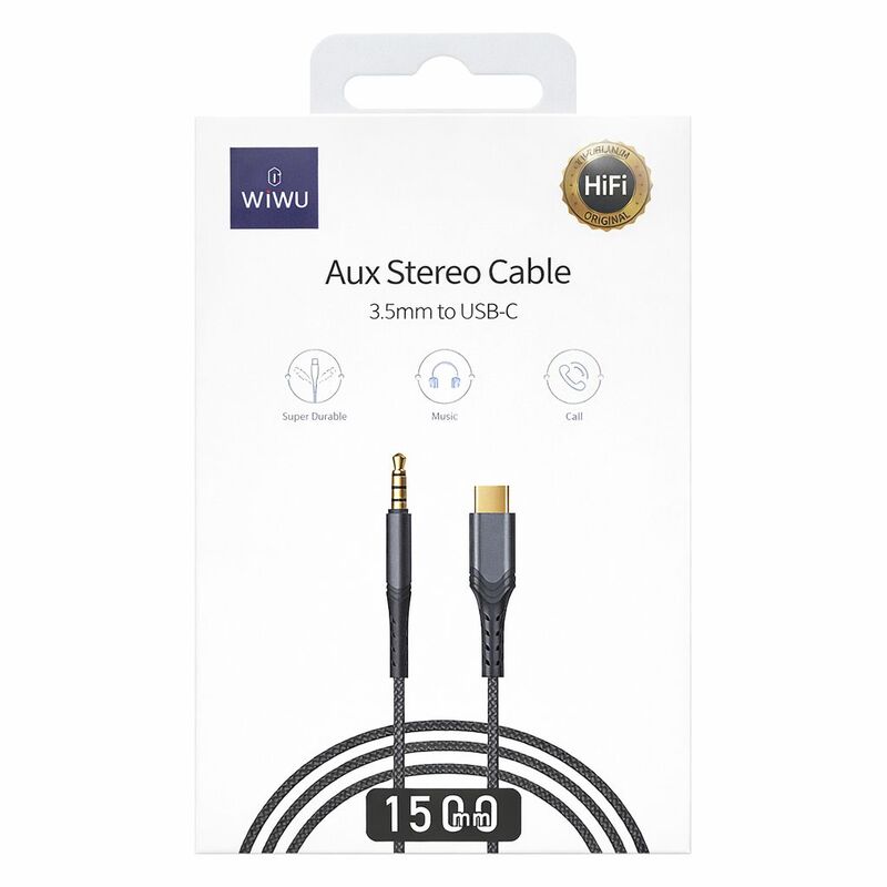 כבל WIWU TYPE-C TO AUX