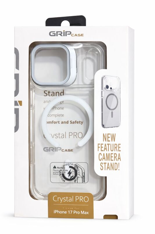 case crystal 17 pro max WHITE