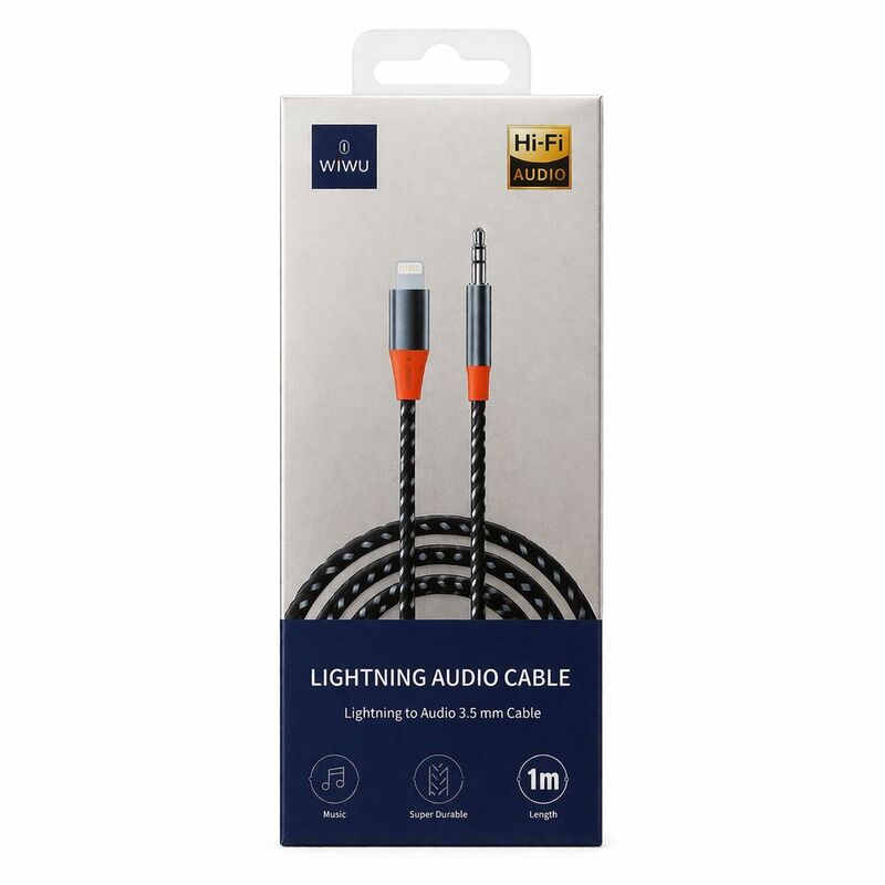 כבל WIWU LIGHTNING TO AUX