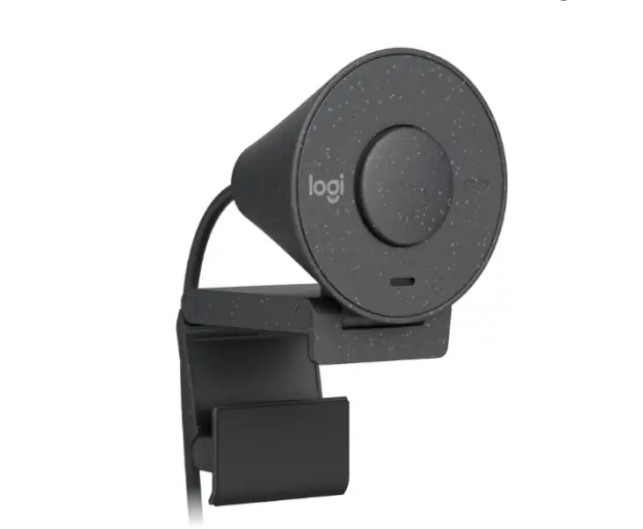 מצלמת רשת עם מיקרופון Logitech Brio 300 Full HD 1080p - צבע שחור