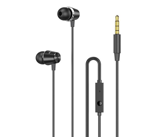 אוזניות aux שחור