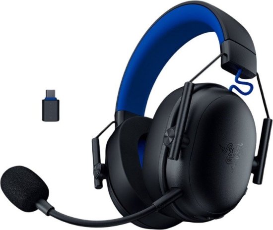 אוזניות גיימינג אלחוטיות Blackshark V3 X HyperSpeed Playstation - שחור