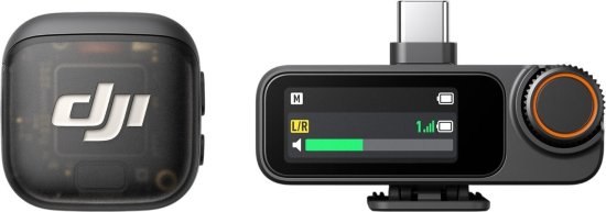 מיקרופון דש אלחוטית עם מקלט אחד ומשדר אחד DJI Mic 3