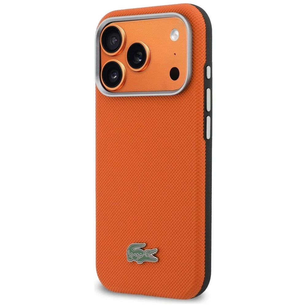 LACOSTE Magesafe Pique iP 17 PM black/ orange