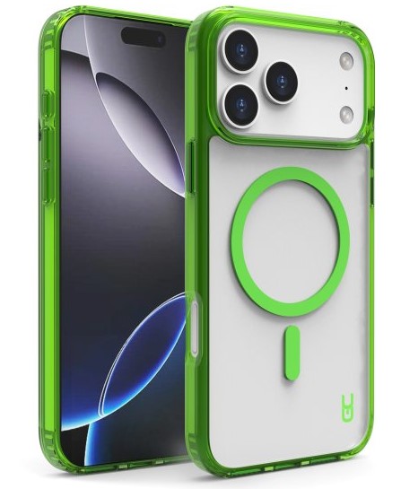 מגן Crystal MAGSAFE GREEN Iph 17 PRO MAX