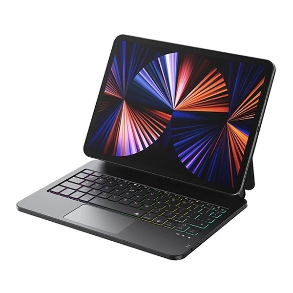 כיסוי ומקלדת מגנטית אלחוטית עם תאורת RGB ל-iPad 10.9  מבית PureGear
