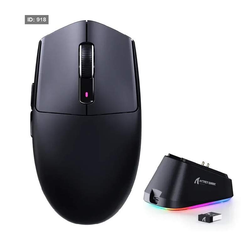 ATTACK SHARK G3PRO Tri-mode Wireless Gaming Mouse with Charge Dock 25000 DPI עכבר גיימינג