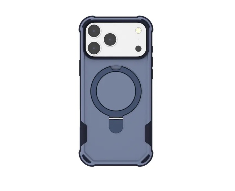כיסוי לאייפון 17 פרו מקס כחול  דו-שכבתי PureGear GripTek