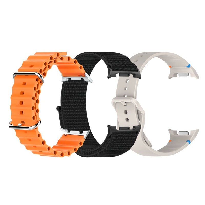 רצועות PUREGEAR FOR GALAXY WATCH 8 ULTRA (כתום/שחור/אפור)