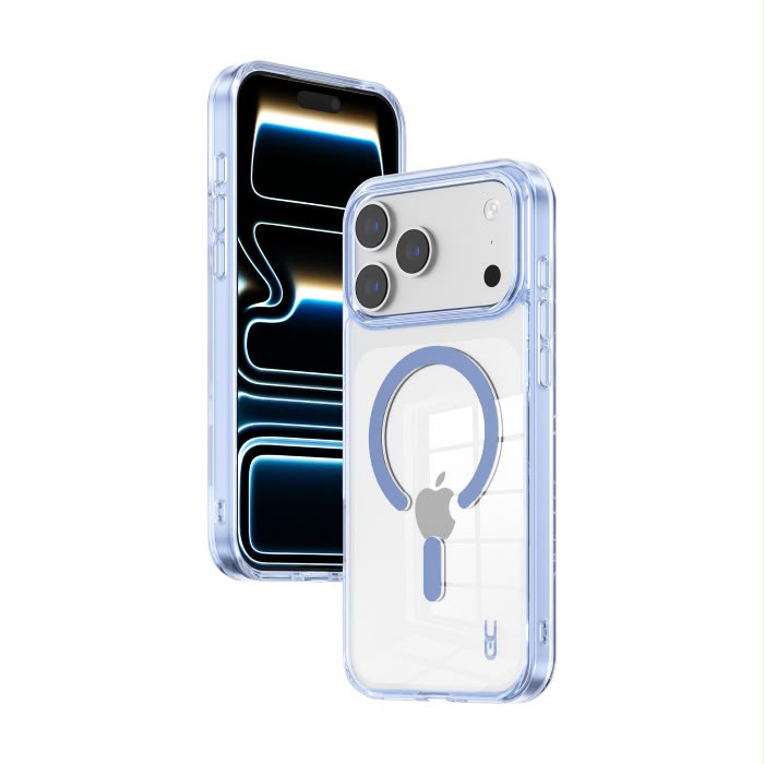 מגן Grip Case Crystal MagSafe for Iphone 18 Pro Max - Blue