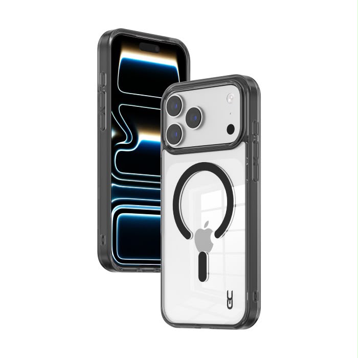 מגן Grip Case Crystal MagSafe for Iphone 18 Pro Max - Black
