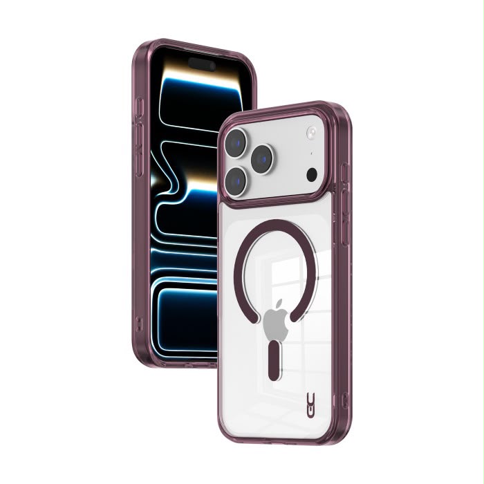 מגן Grip Case Crystal MagSafe for Iphone 18 Pro Max - Cherry
