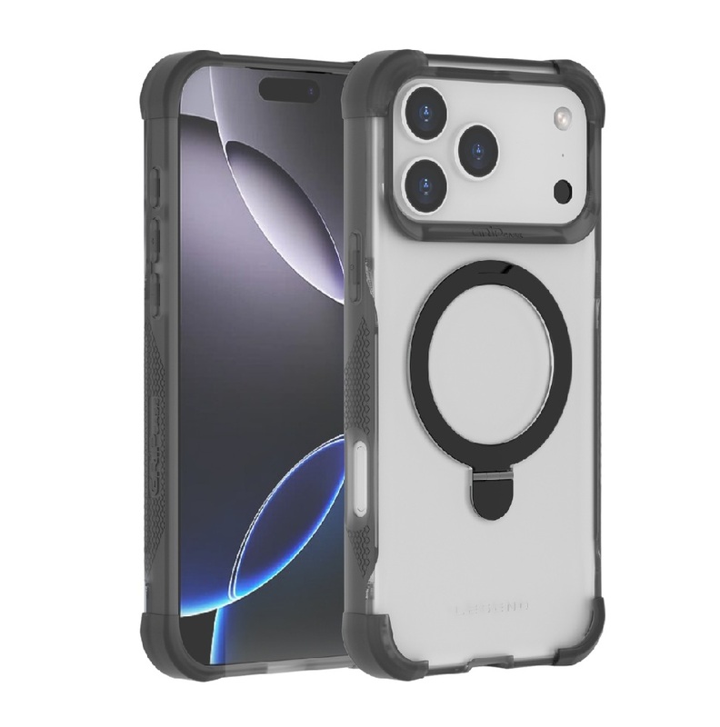מגן LEGEND MAGSAFE Iph 18 PRO MAX - Clear Gray