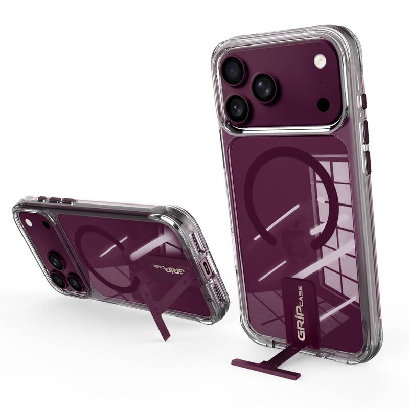 מגן MATRIX FOR IPH 18 PRO - CLEAR CHERRY