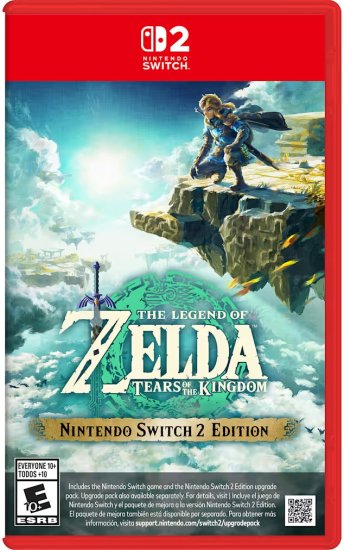 משחק The Legend of Zelda: Tears of the Kingdom ל- Nintendo Switch 2